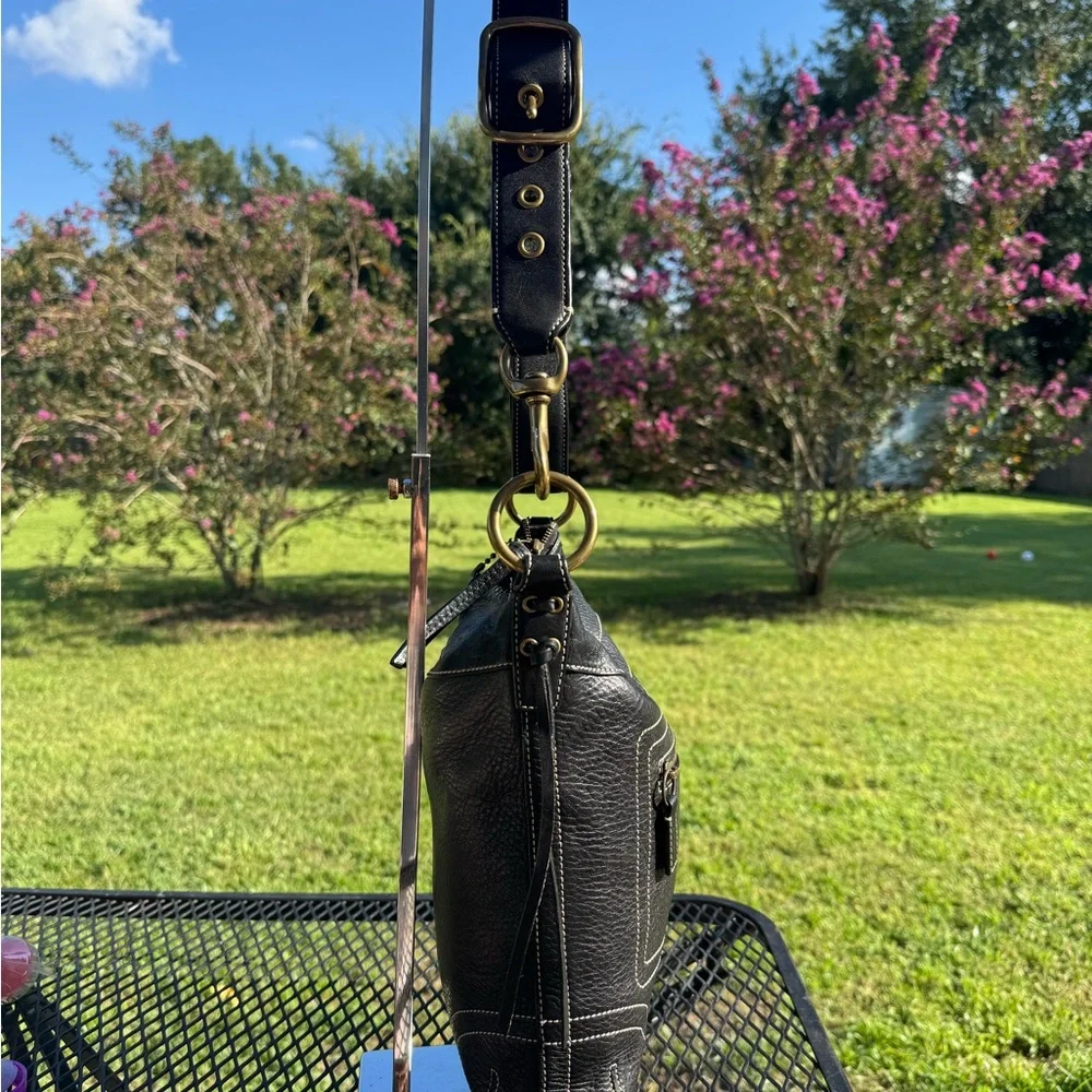 Coach Chelsea Vintage Lace Stitched Duffle Crossbody Bag - Picture 3 of 12